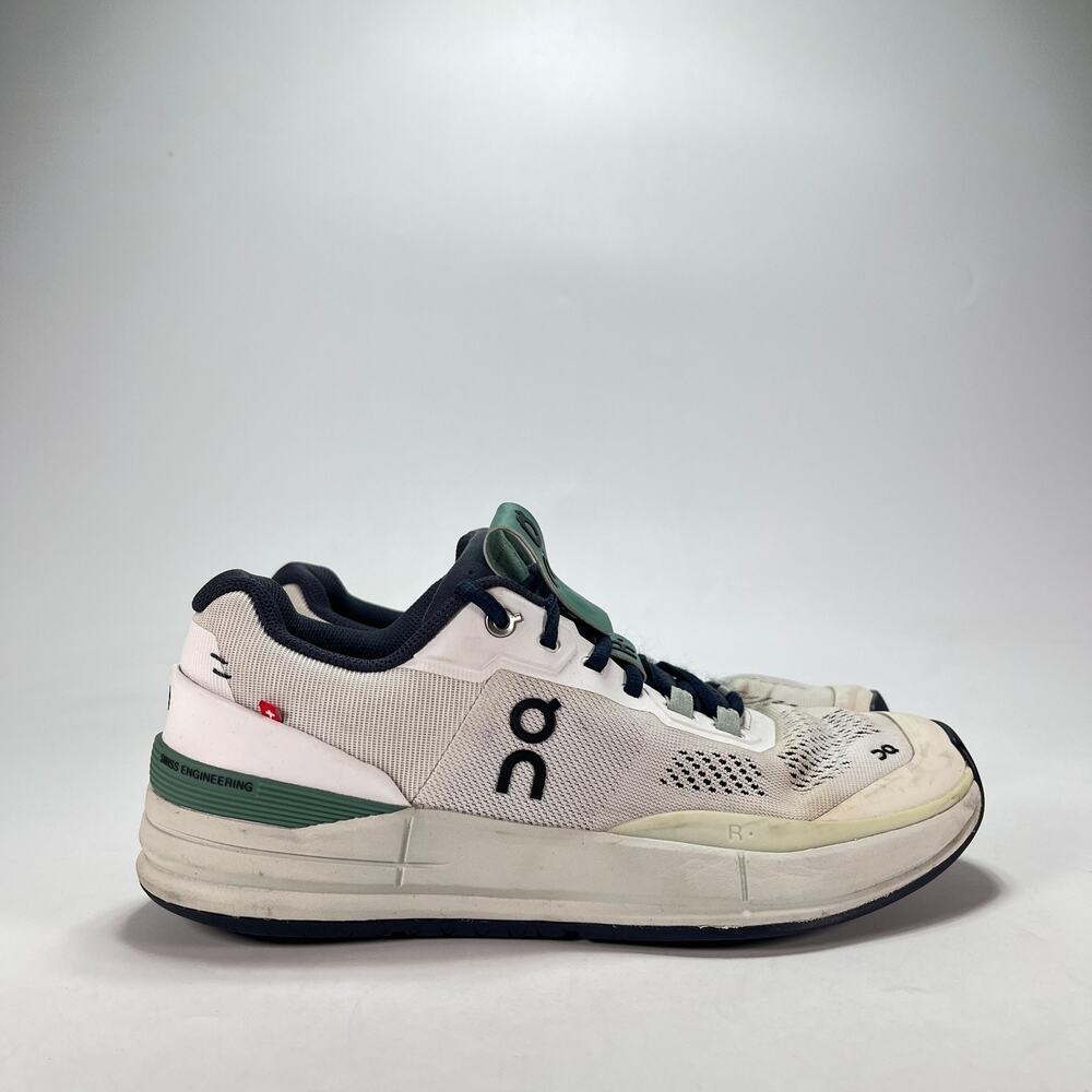 On The Roger Pro Undyed White Aloe Tennis Hard Court Shoes 48.97774 Women's Sz 9